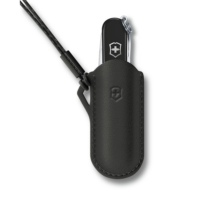 VICTORINOX - Estuche de cuero Dark Illusion