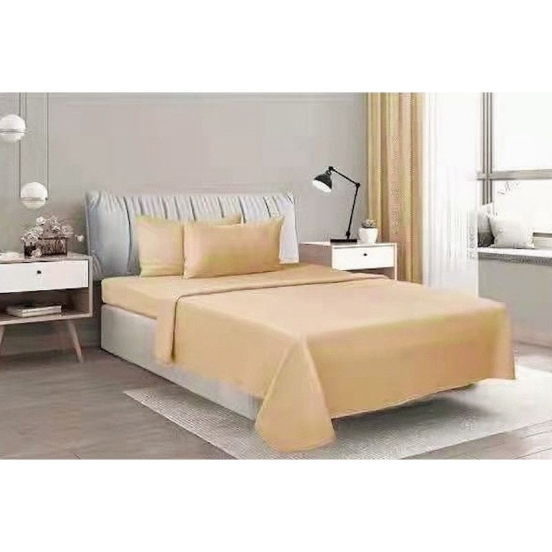 BJ HOGAR - SABANA POLAR COLOR BEIGE 2 PLAZAS