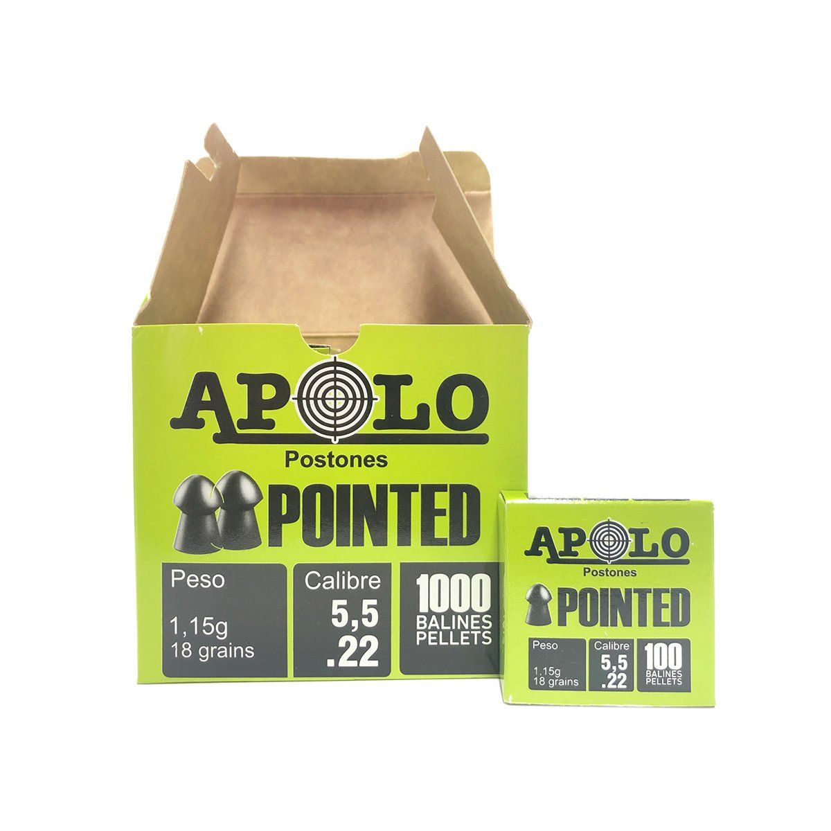 APOLO - Poston Apolo Pointed premium 5.5mm 18gr 10 x 100