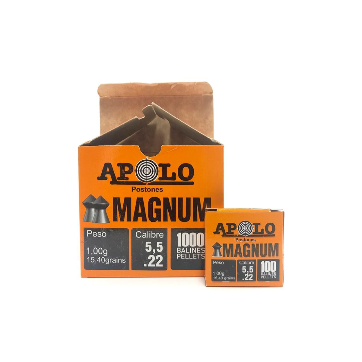 APOLO - Postones Apolo Magnum 5.5mm 15gr 10X100u