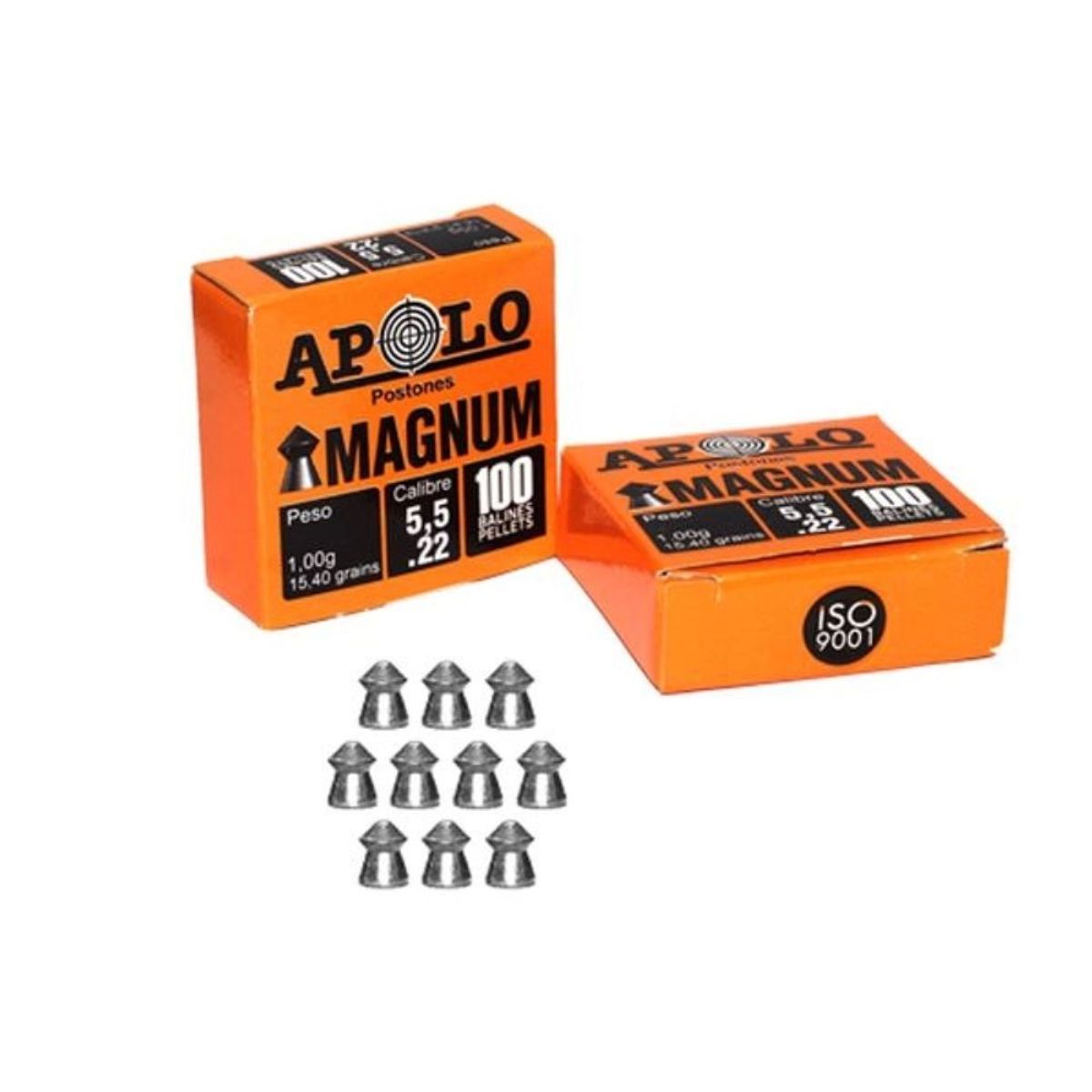 APOLO - Postones Apolo Magnum 5.5mm 15gr 10X100u