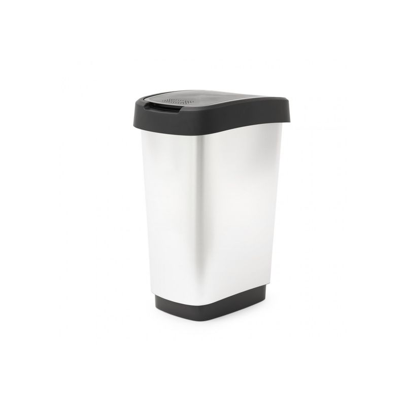 HBT - Basurero Twist ROTHO Cromo 25 Litros