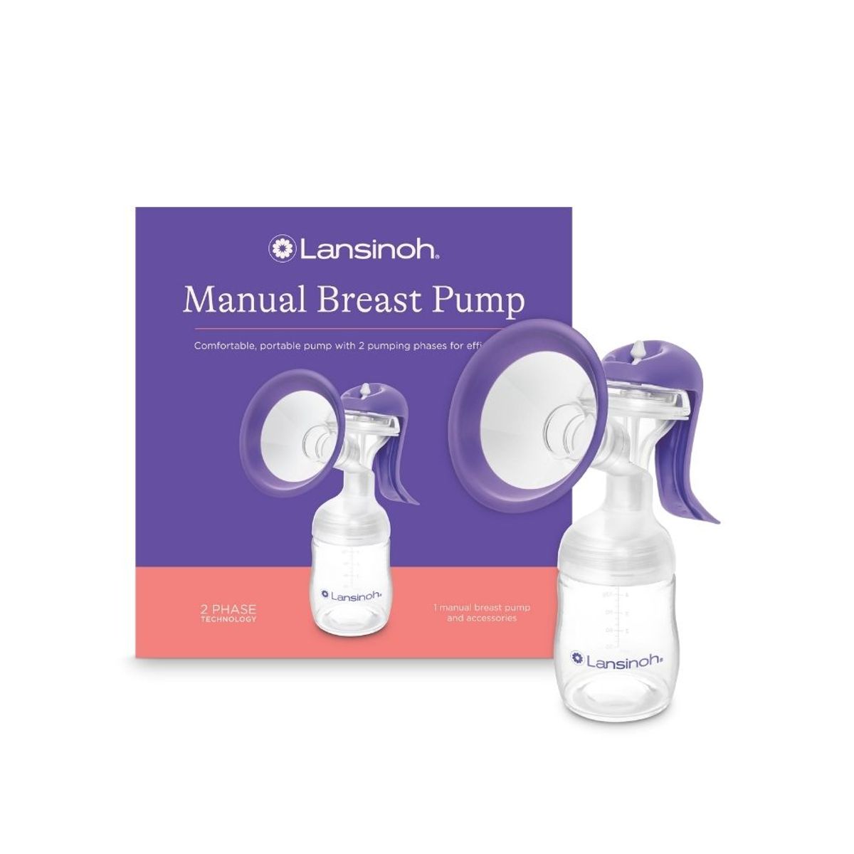 LANSINOH - Extractor de leche manual