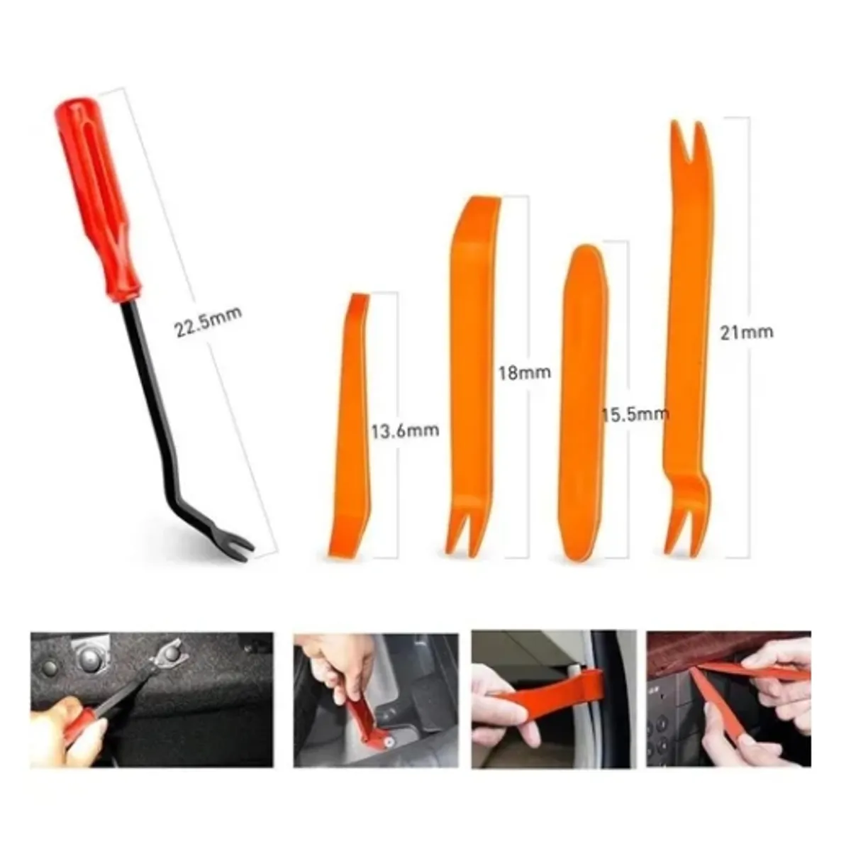 ESHOPANGIE - Set 460 Clips Broches Puerta Parachoque Auto Tapabarro Reten