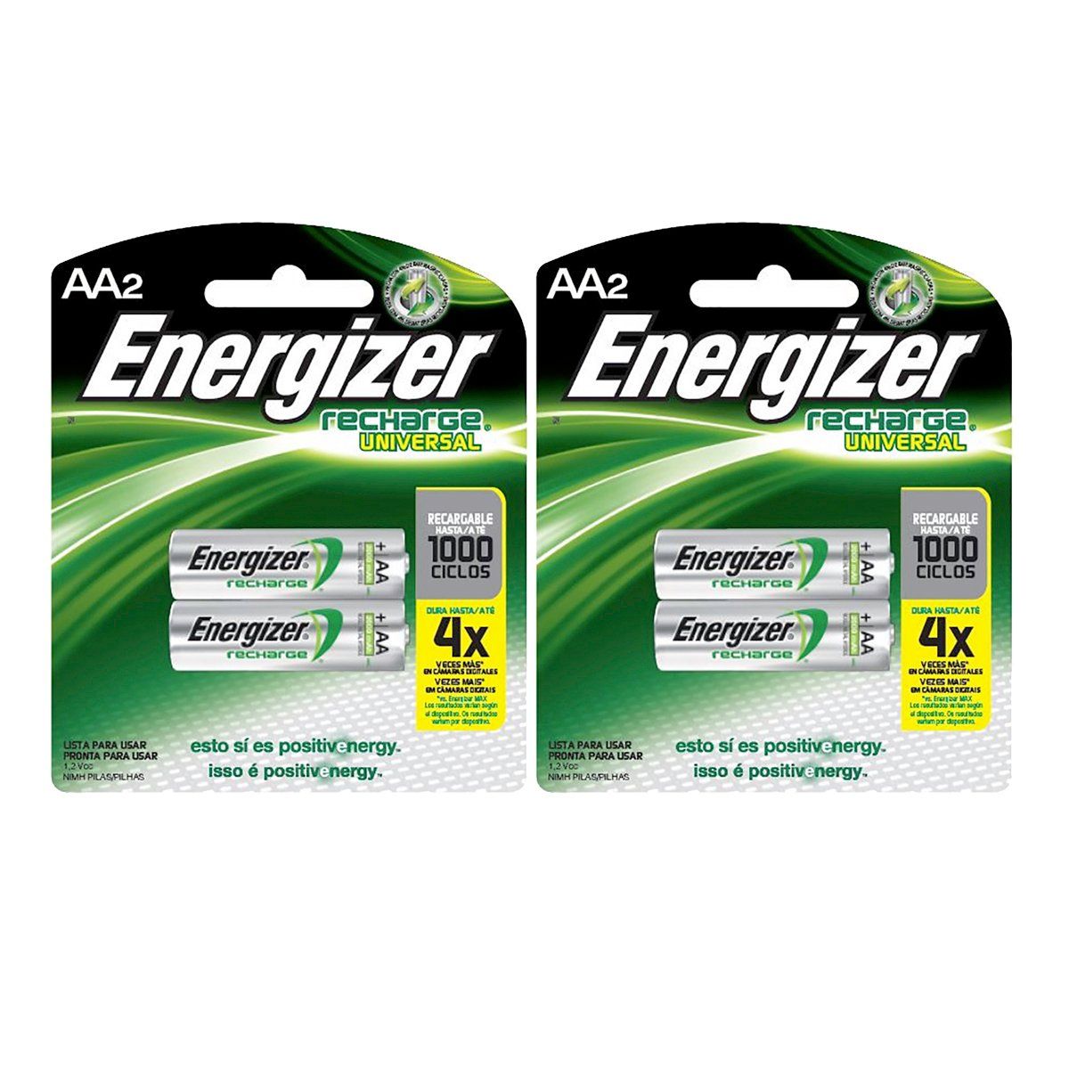 ENERGIZER - Pila Recargable Energizer Tamaño Aa 4 Unidades / Superstore