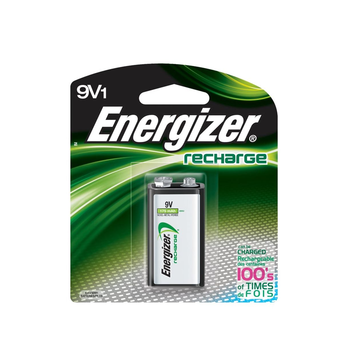 ENERGIZER - Batería Recargable Energizer 9v 175mah 3 Unid / Superstore