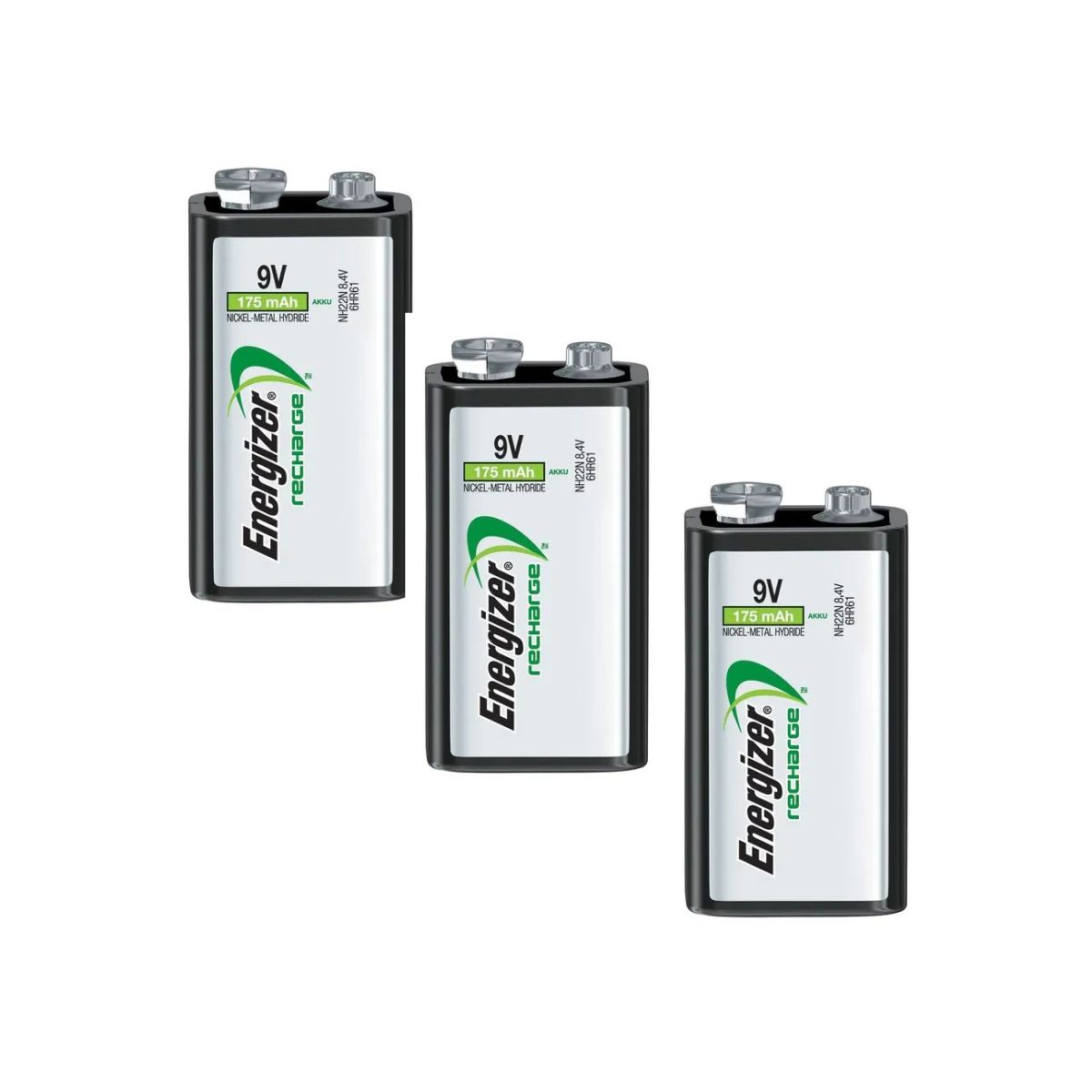 ENERGIZER - Batería Recargable Energizer 9v 175mah 3 Unid / Superstore