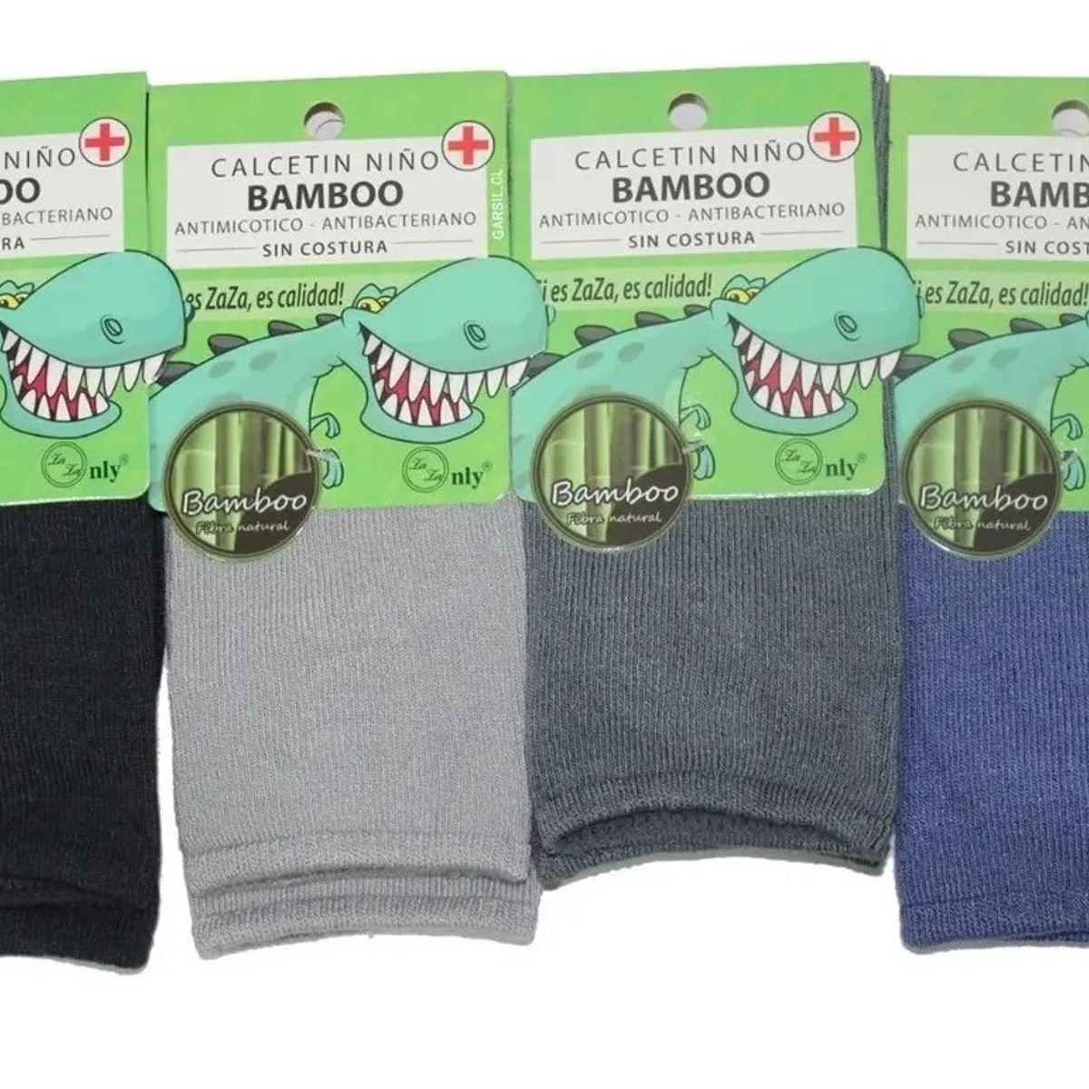 GARSIL - 12 Pares de Calcetines Con Bambú De Niño - Sin Costuras