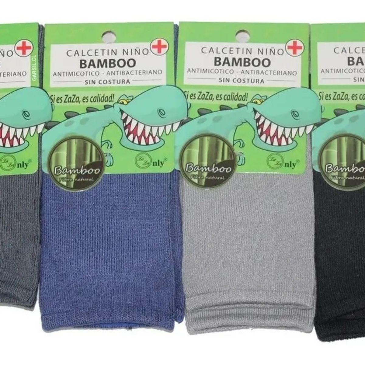 GARSIL - 12 Pares de Calcetines Con Bambú De Niño - Sin Costuras