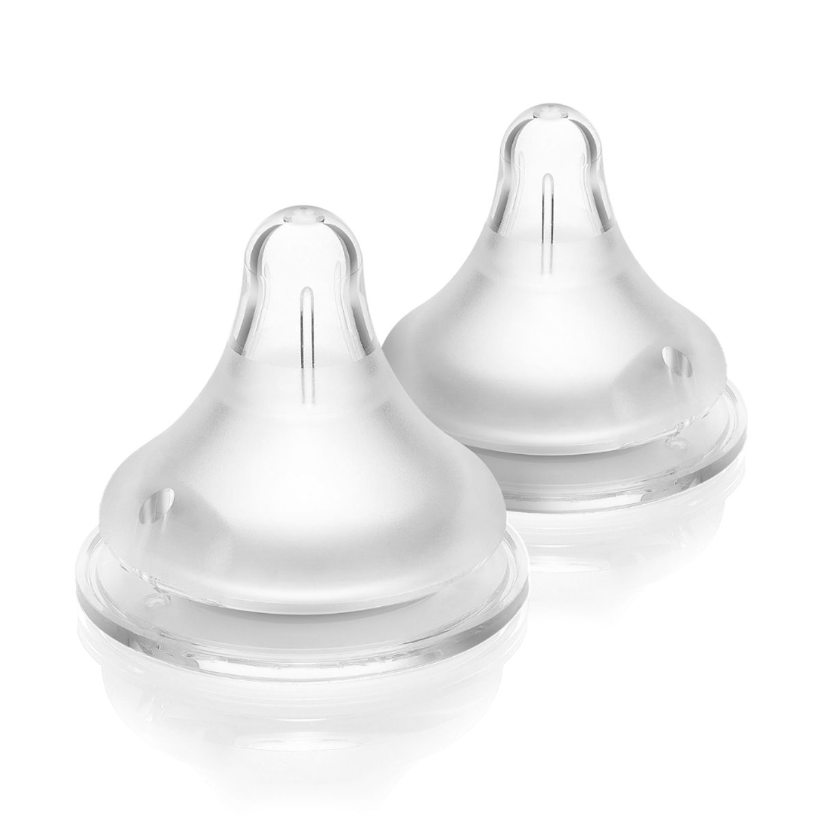 LANSINOH - Tetinas mamadera - Flujo medio, 2 unid.