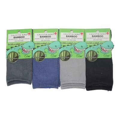 Imagen 2 del producto 6 Pares de Calcetines Con Bambú De Niño - Sin Costuras