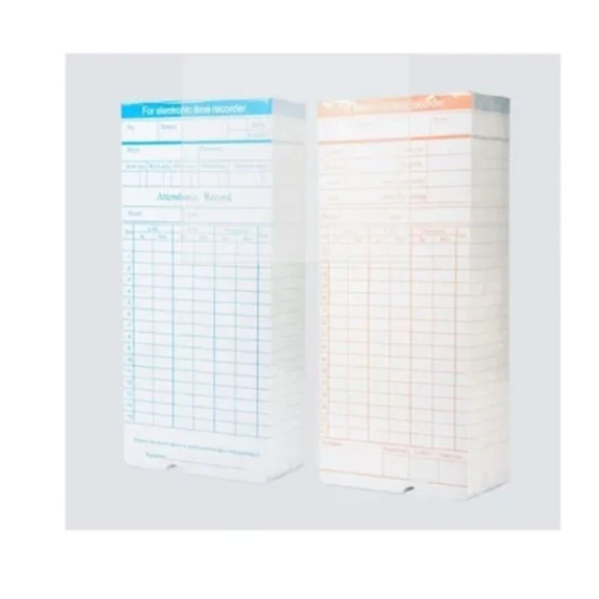 ESHOPANGIE - 100 Tarjetas Marcado De Reloj Control Asistencia