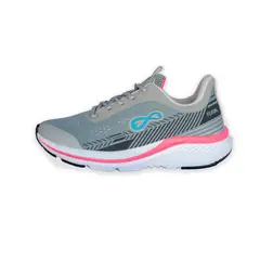 FURIA - Zapatillas Fortaleza Gris Fucsia Mujer