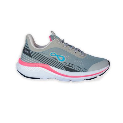 Imagen 2 del producto Zapatillas Fortaleza Gris Fucsia Mujer