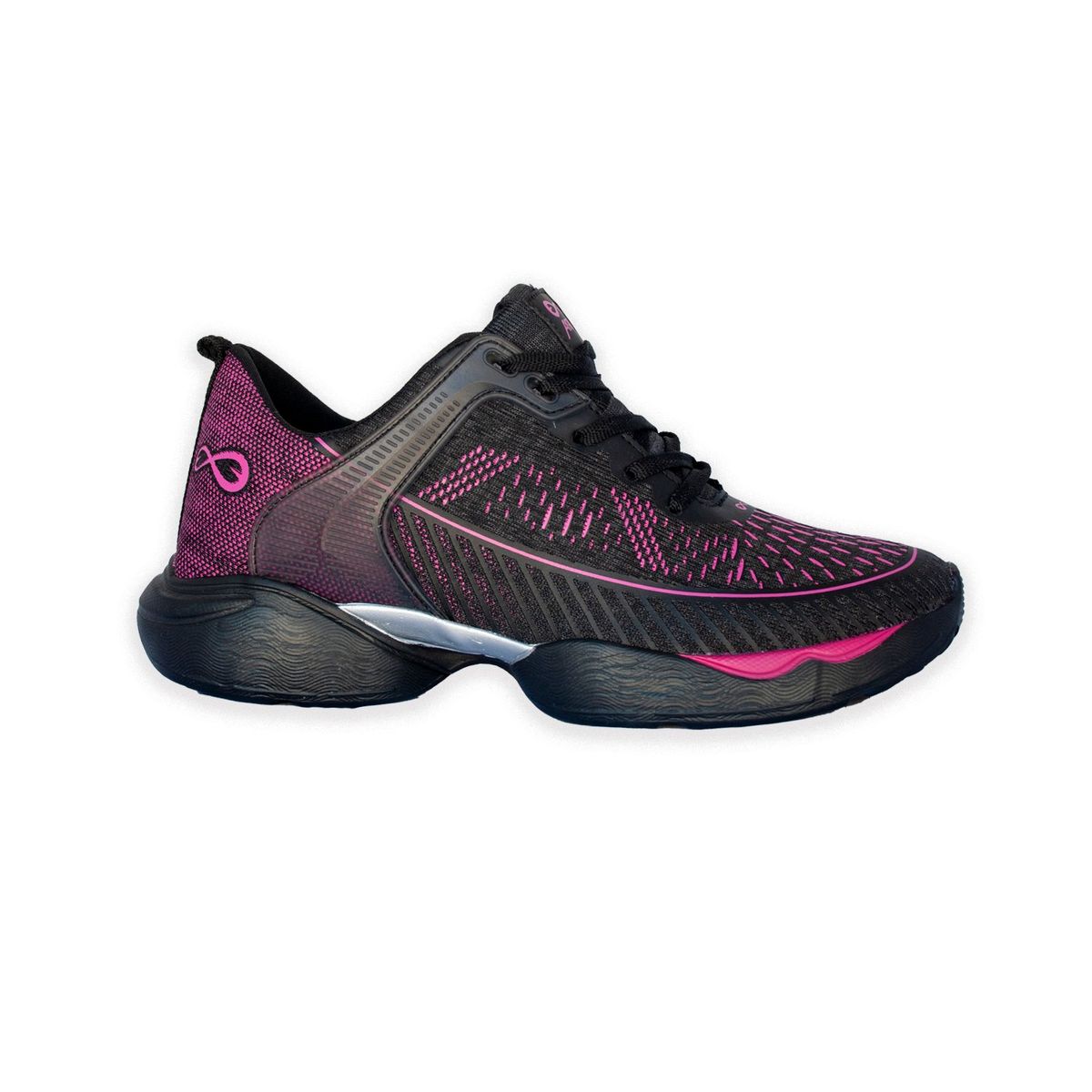 FURIA - Zapatillas Talagante Negro Fucsia Mujer Furia