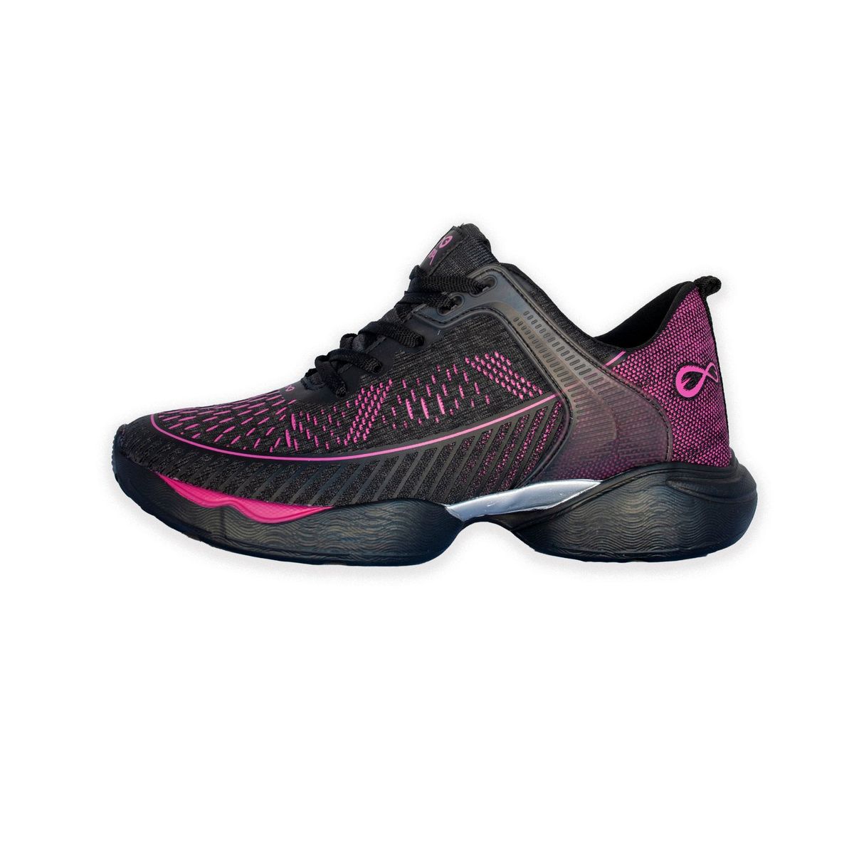 FURIA - Zapatillas Talagante Negro Fucsia Mujer Furia