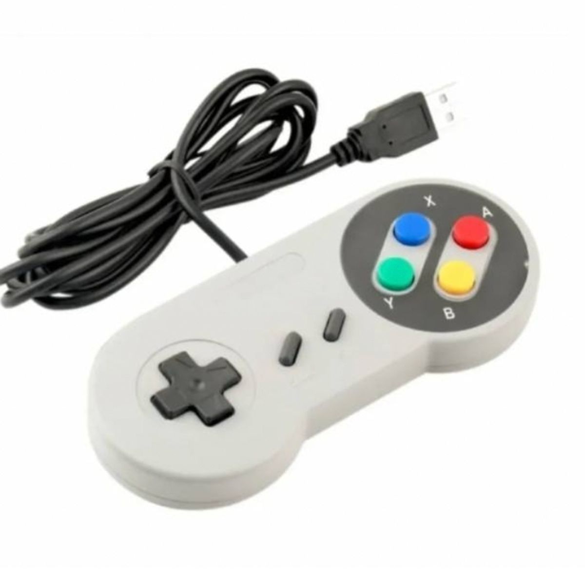 GENERICO - 2x Control Joystick Usb Tipo Consola Retro 16-bits 8 Botones