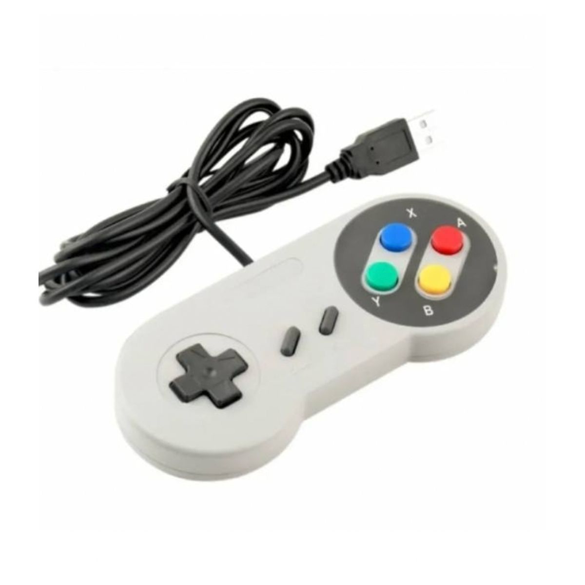 GENERICO - 2x Control Joystick Usb Tipo Consola Retro 16-bits 8 Botones