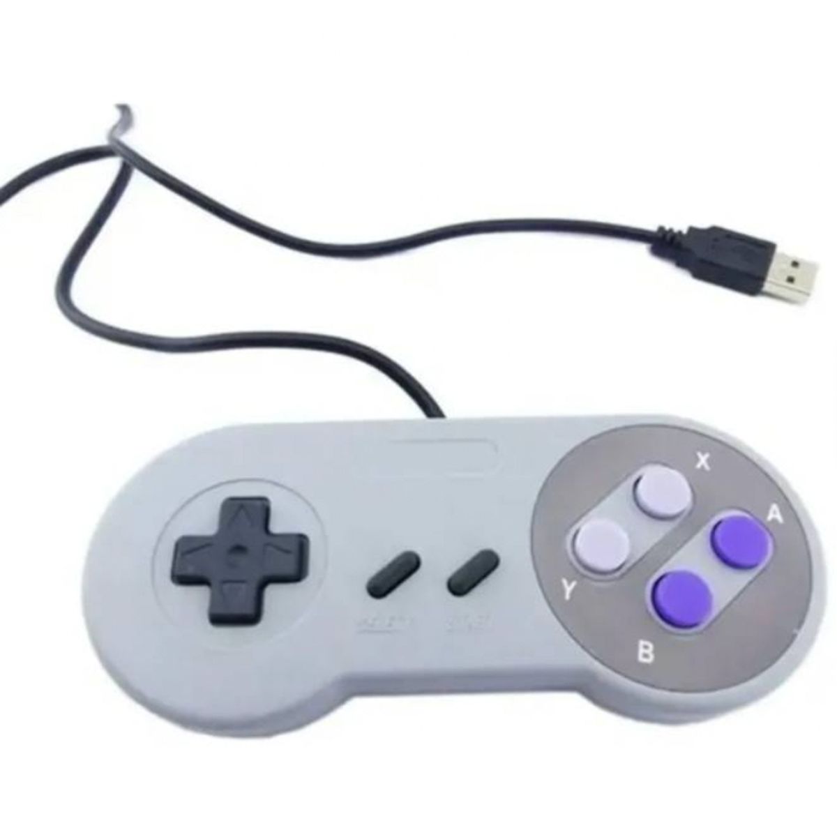 GENERICO - 2x Control Joystick Usb Tipo Consola Retro 16-bits 8 Botones