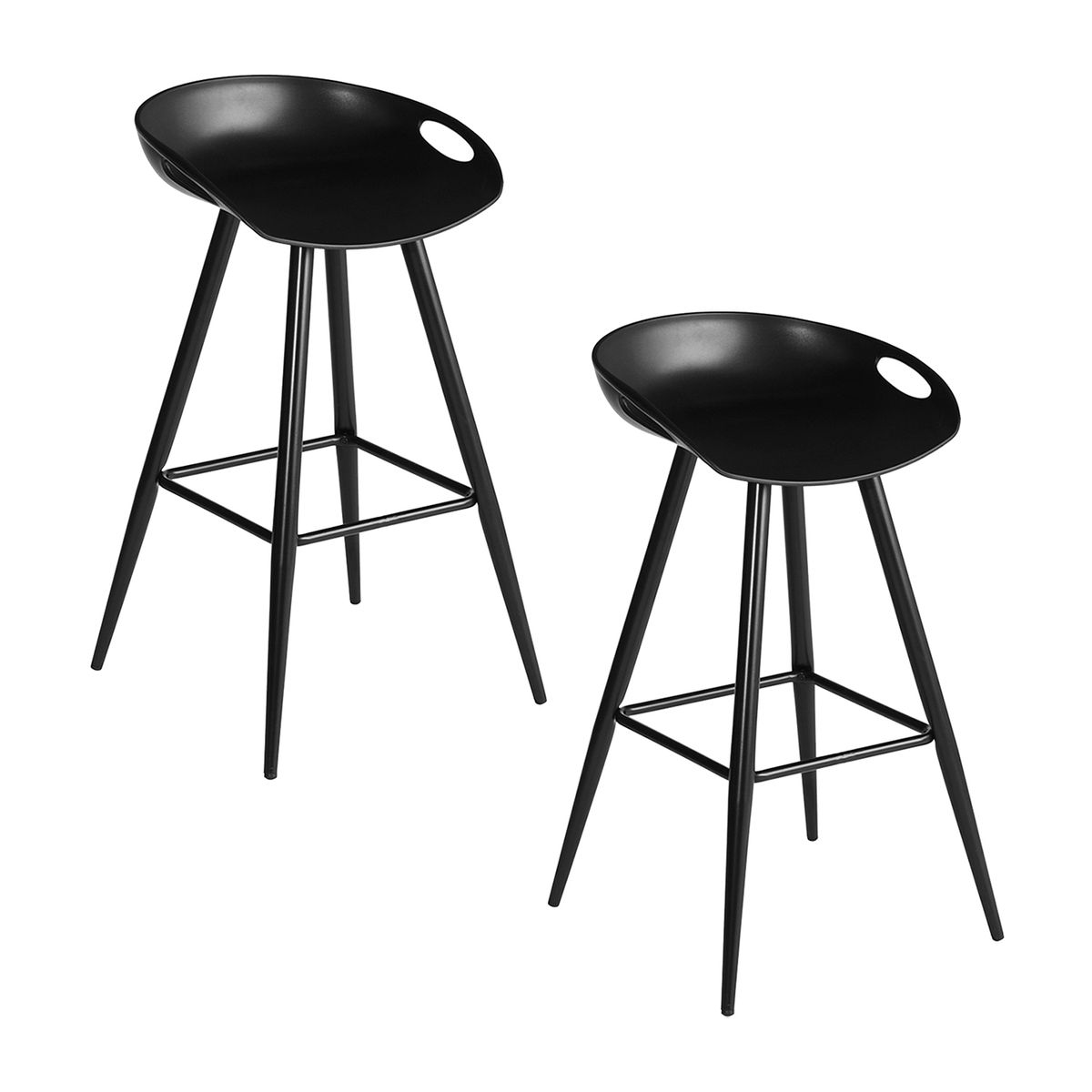 NOVAHUS - Pack 2 Pisos de Bar Wave patas negras