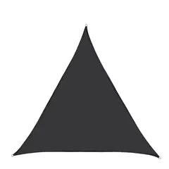 MIGLU - Toldo Vela Triangular Negro Kit De Instalación