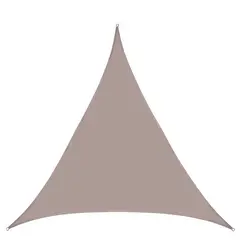 MIGLU - Toldo Vela Triangular Kaki Kit De Instalación