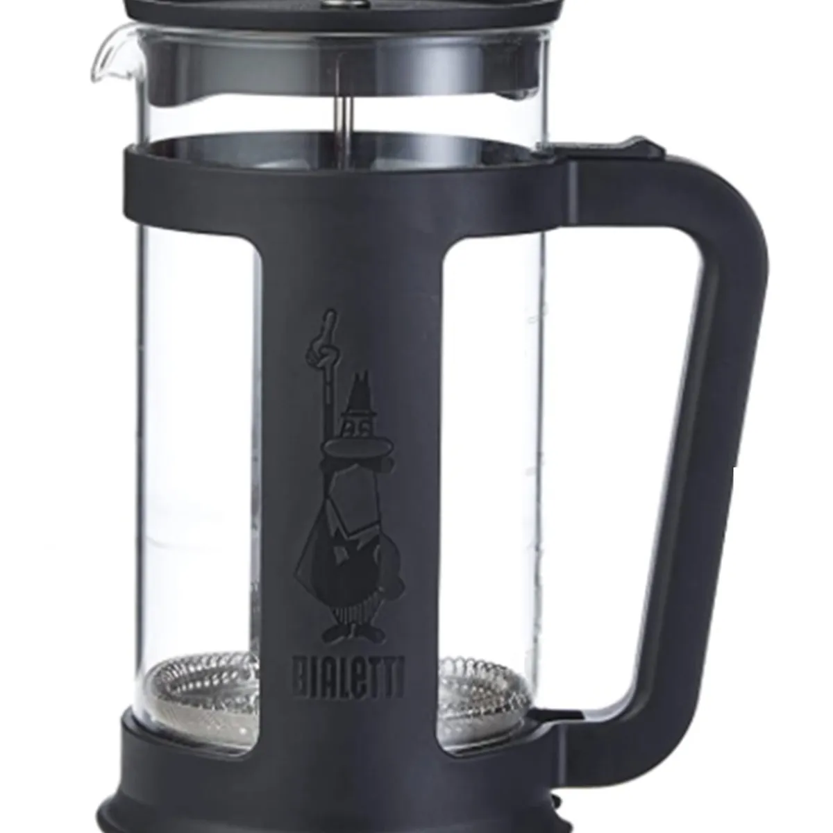 BIALETTI - Cafetera Prensa Francesa Bialetti Smart 1 litro capacidad Negra