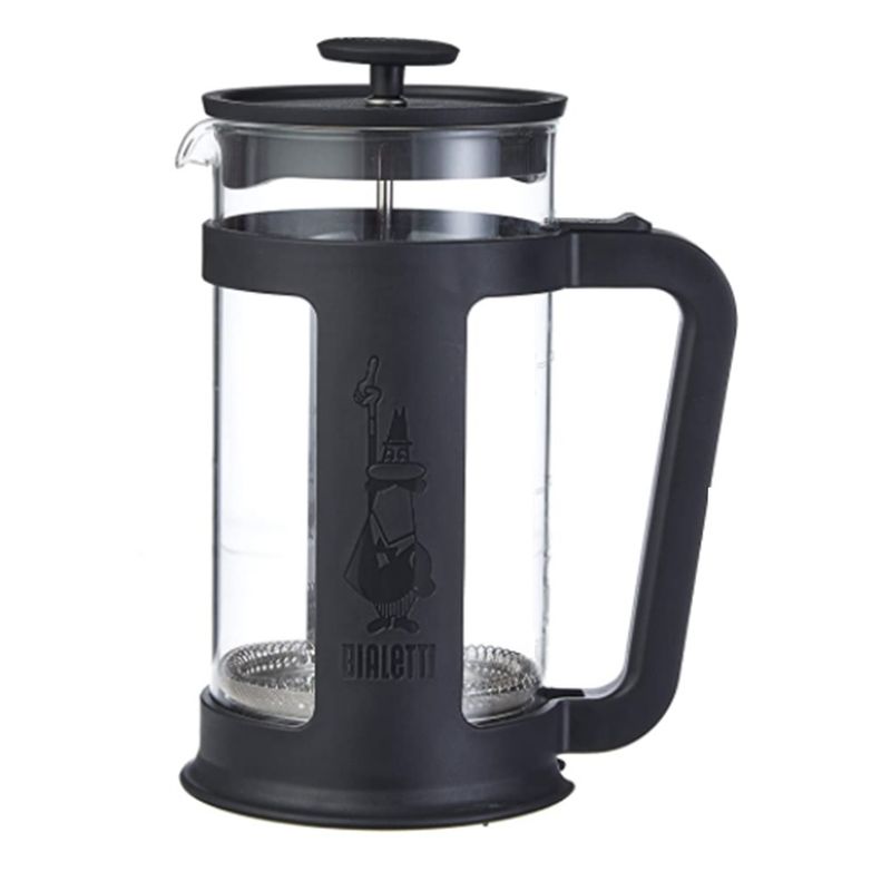BIALETTI - Cafetera Prensa Francesa Bialetti Smart 1 litro capacidad Negra