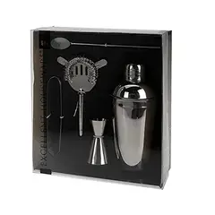 GENERICO - Set coctelera 5 piezas bebidas trago bar