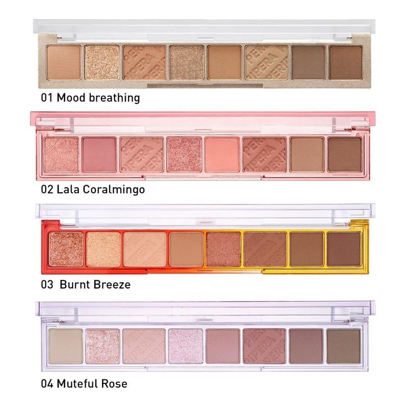 PERIPERA - MAQUILLAJE COREANO ALL TAKE MOOD PALETTE SOMBRA DE OJOS - Cafe