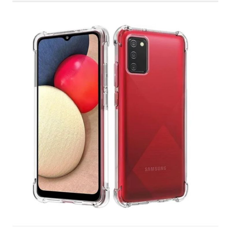 GENERICO - CARCASA PARA SAMSUNG A03s TRANSPARENTE ANTIGOLPE