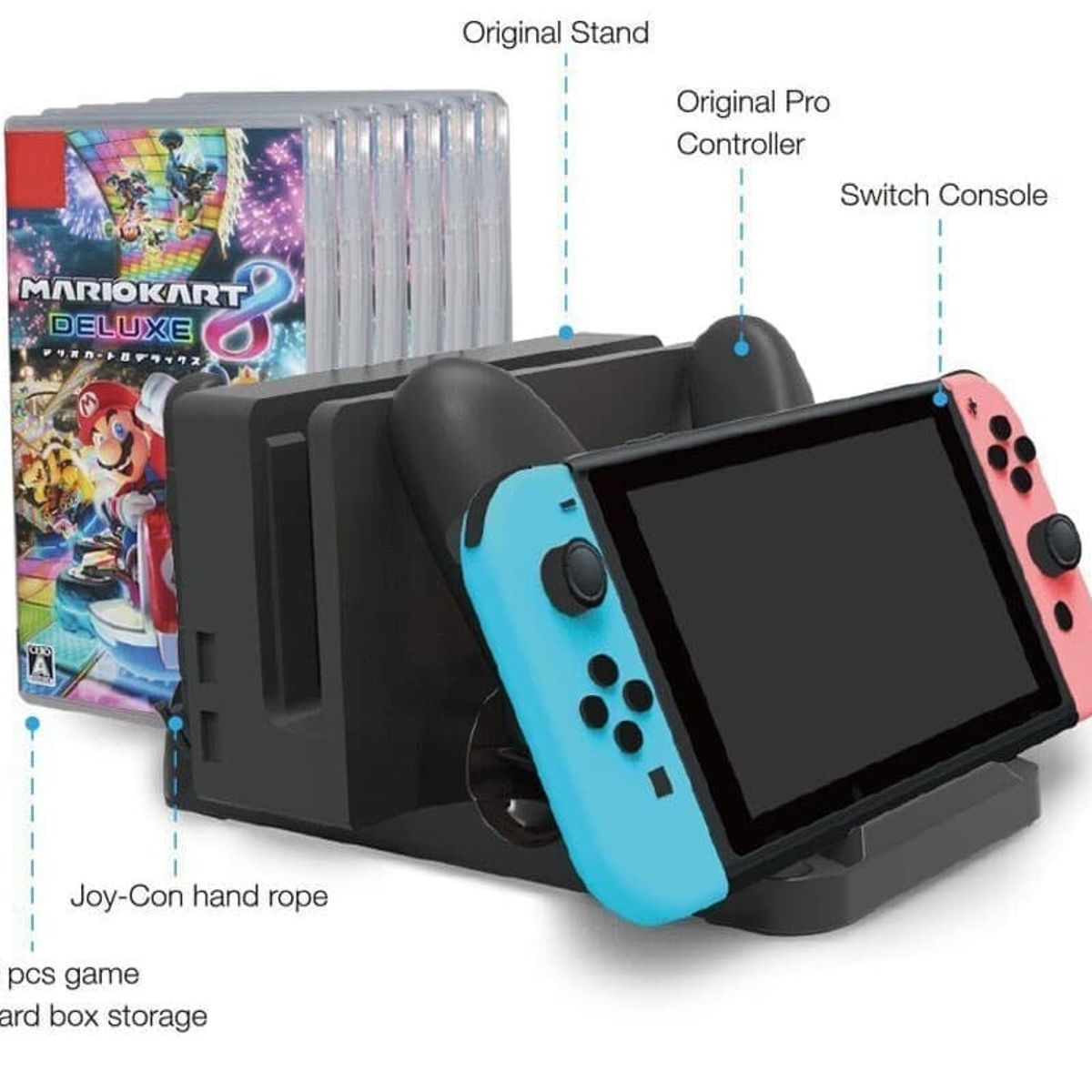 DOBE - Dobe Base de Carga Multifuncional Switch y Control Pro