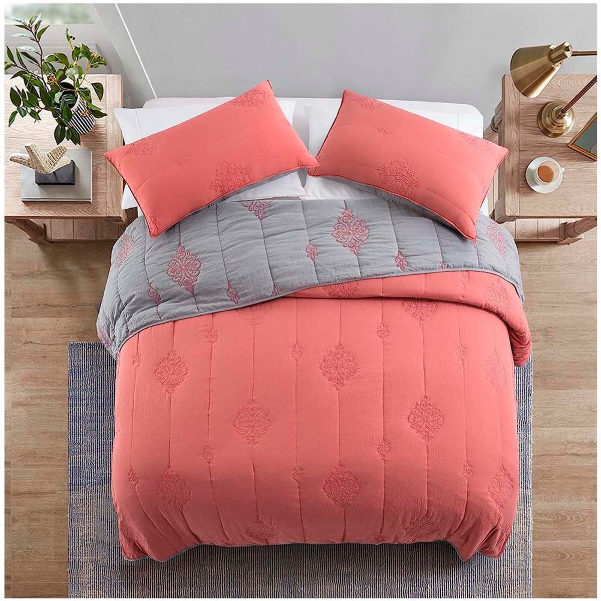 GENERICO - Cubrecama de Algodon MandalaSG 2 plazas.