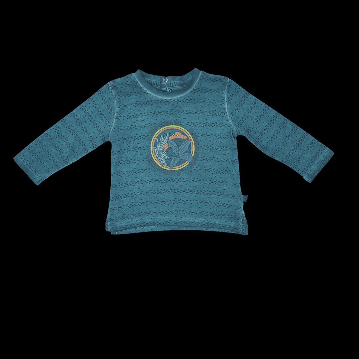 PILLIN - Polera Manga Larga Bebé Niño Azul Pillin PILLIN