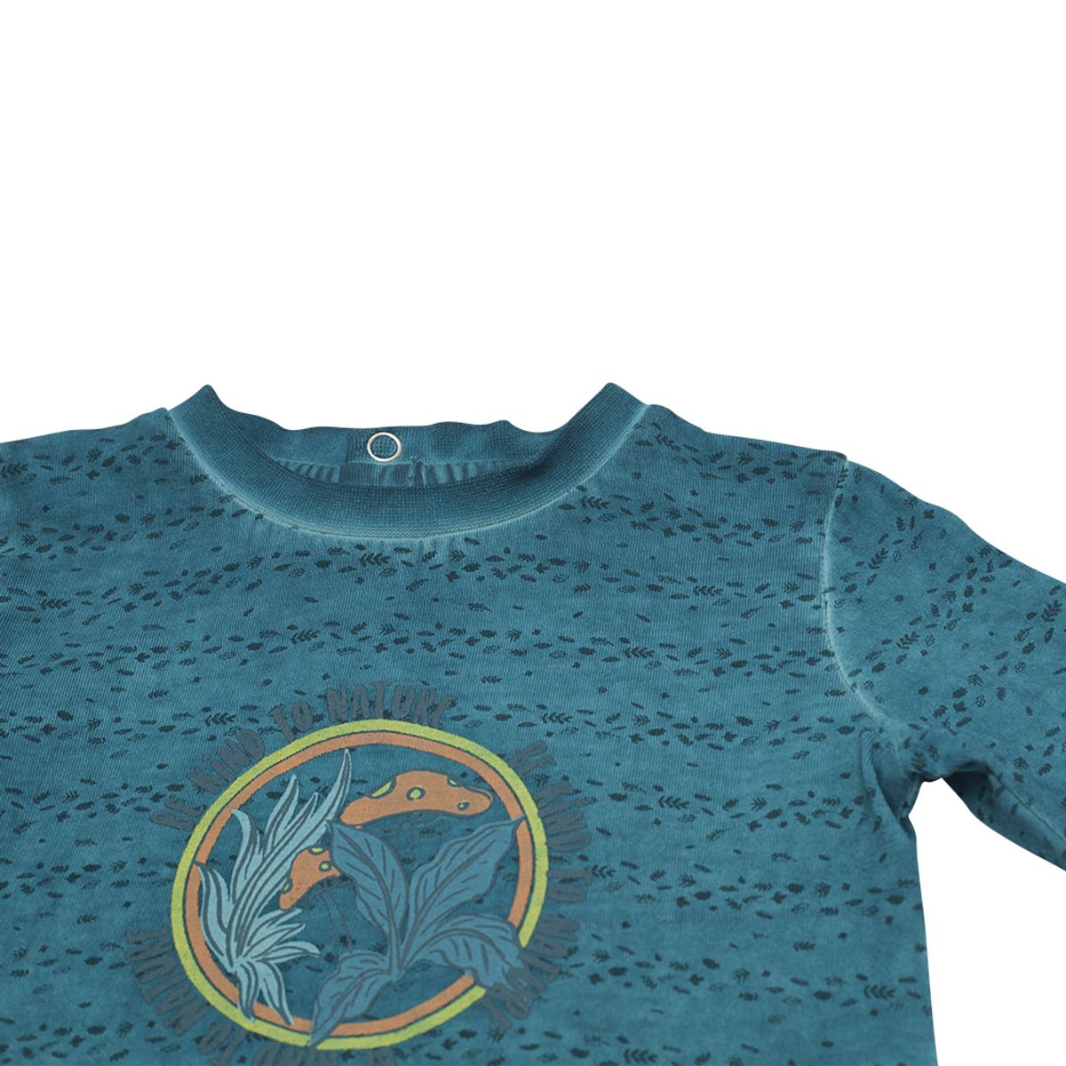 PILLIN - Polera Manga Larga Bebé Niño Azul Pillin PILLIN