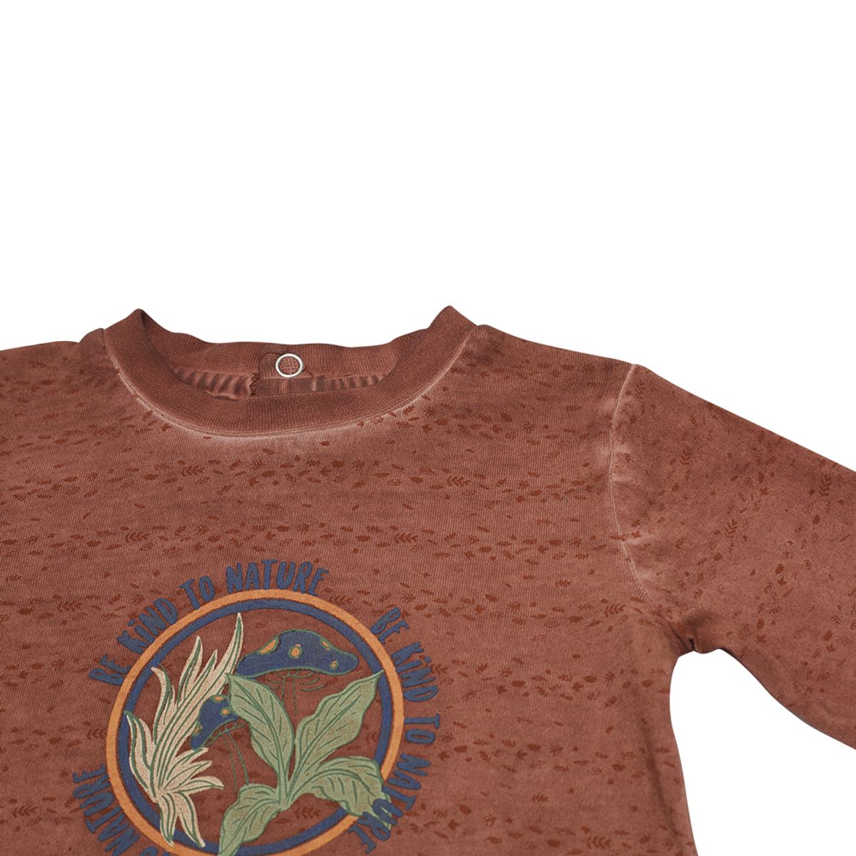 PILLIN - Polera Manga Larga Bebé Niño Naranja Pillin PILLIN_.