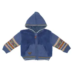 PILLIN - Chaleco C/Capucha Bebé Niño Azul - Azul