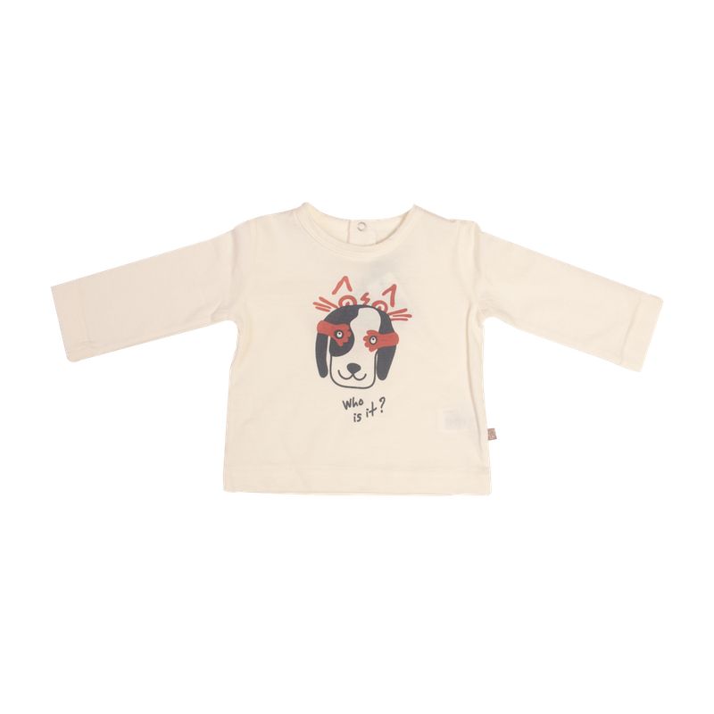 PILLIN - Polera Manga Larga Bebé Niño Crudo Pillin PILLIN