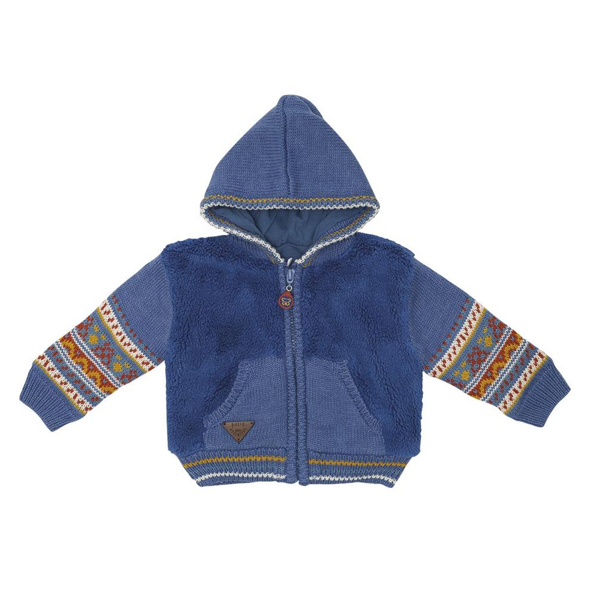 PILLIN - Chaleco C/Capucha Bebé Niño Azul Pillin - Azul