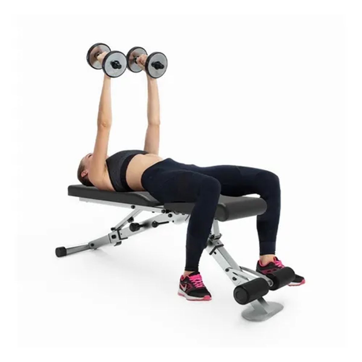 SDFIT - Banco Ajustable con Bloqueo Automatico Leikefitness GM5810