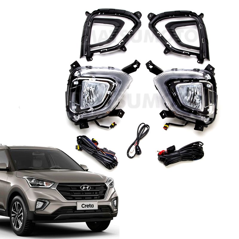 MATSUMOTO - Kit Neblineros DRL Hyundai Creta 2018-2020