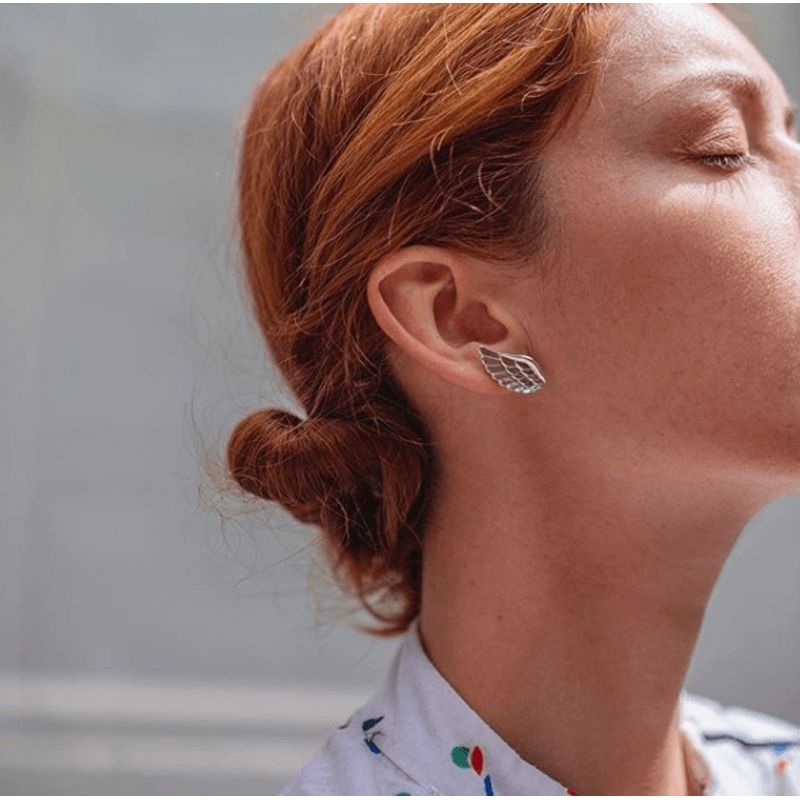FORMAS AG - Aros Mujer Alas plata