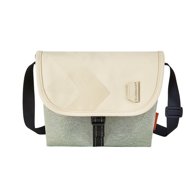 BAGSMART - Bagsmart Bolso Bandolera UPSI Compacto de Uso Diario Beige
