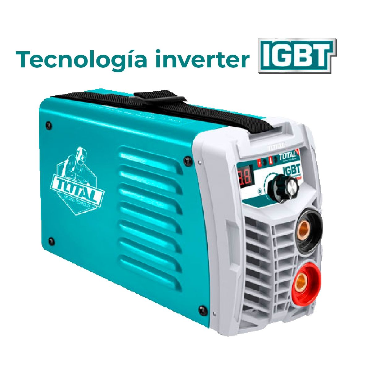 TOTAL TOOLS - Soldadora Inverter Industrial LGBT 10-130ah + 4 Accesorios TOTAL