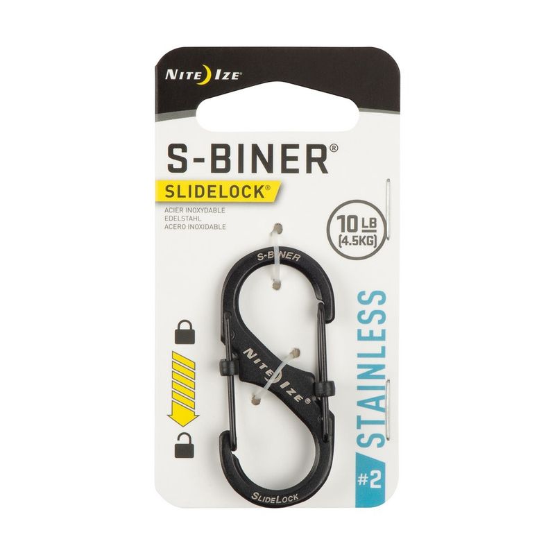 NITE IZE - Mosquetón S-Biner® SlideLock® Stainless Steel 2