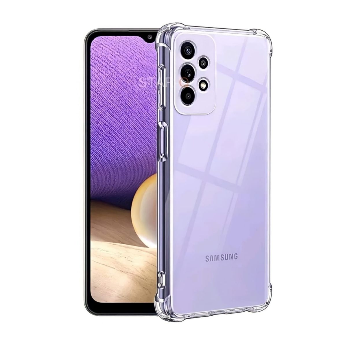 GENERICO - CARCASA PARA SAMSUNG A52S TRANSPARENTE ANTIGOLPE