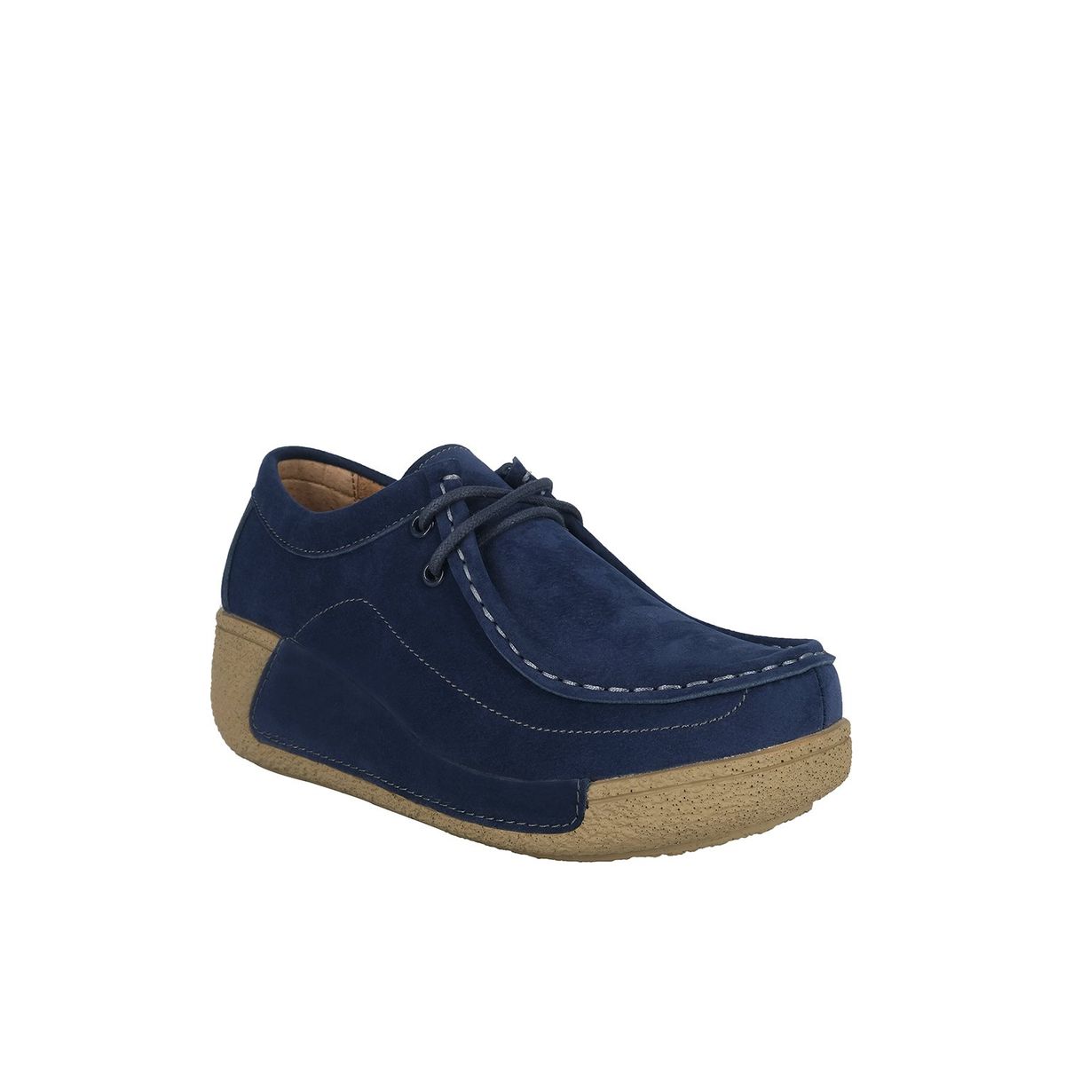 ALQUIMIA - Mocasin Mujer Azul Duque Alquimia