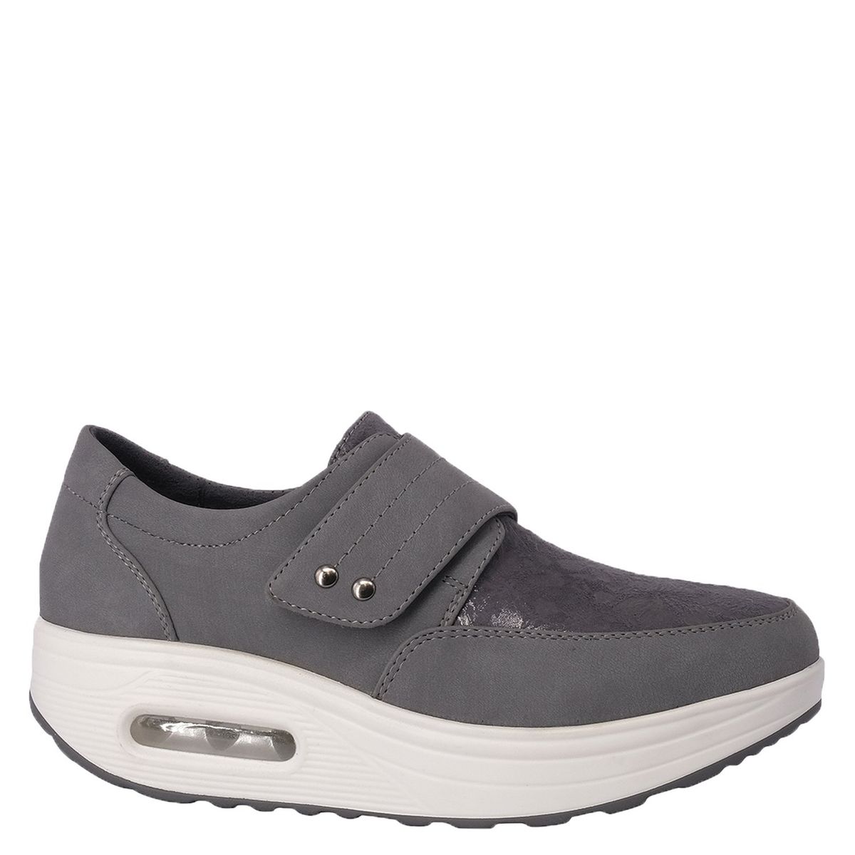 ALQUIMIA - Zapatilla Mujer Gris Tagas Alquimia
