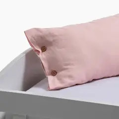 GENERICO - Set funda de plumón rosado juego de sábanas vuelos cuna grande