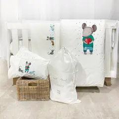 TUYO PRINT - Set Cuna Pack and Play Ratoncito -